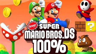 Newer Super Mario Bros DS  100 Longplay Full Game Walkthrough No Commentary Gameplay Playthrough [upl. by Adnoel176]