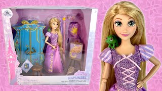 Tangled Rapunzel Wardrobe Vanity Play Set Disney classic doll Review amp unboxing [upl. by Hpejsoj938]