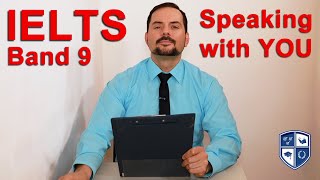 IELTS Band 9 Speaking practice with YOU [upl. by Akierdna479]