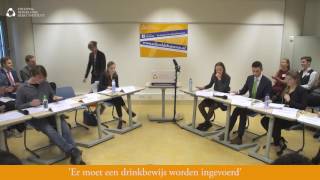 DEBAT  NK Debatteren havovwo  Invoeren drinkbewijs 2017 [upl. by Latonia]