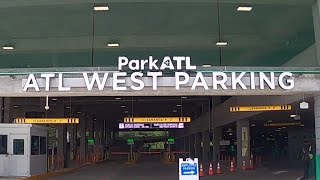 ATL West Parking Deck Atlanta Airport [upl. by Pavior]