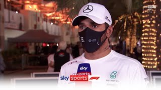 quotThe marshals are the unsung heroesquot  Lewis Hamilton reacts to Romain Grosjeans crash escape [upl. by Christoforo652]