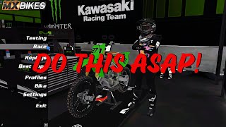 HOW TO fix BIKE MISMATCH in 2023  MX Bikes BETA 18 UPDATE [upl. by Doner]