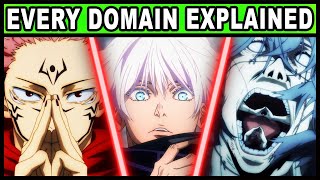 Every Domain Expansion Explained  Jujutsu Kaisen All Domain Expansions and Their Powers  JJK [upl. by Santana]