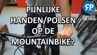 OPLOSSING VOOR TINTELENDE OF PIJNLIJKE HANDEN EN POLSEN OP DE FIETS  MOUNTAINBIKE [upl. by Virgel505]