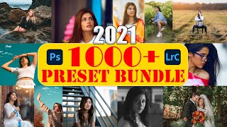 2021 PRESETS BUNDLE  ALL IN ONE  1000 PRESETS FOR PHOTOSHOP AND LIGHTROOM FREE [upl. by Delisle861]