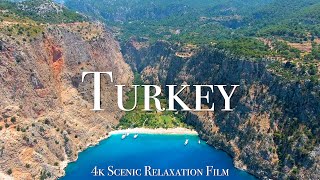 Turkey 4K  Scenic Relaxation Film With Calming Music [upl. by Euqirne]