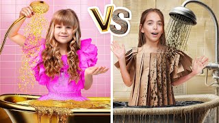 Rich vs Broke PRINCESS  MORE Diana and Roma Challenges [upl. by Kelci]