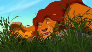 The Lion King 3D  Simbas Pouncing Lesson  Official Disney Movie Clip [upl. by Anelrihs]