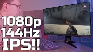 1080p 144hz IPS AOC 24G2U Review [upl. by Daye]