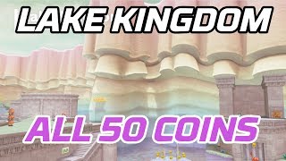 Super Mario Odyssey All Lake Kingdom Coins 50 purple local coins [upl. by Marline180]