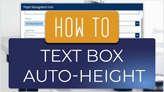 PowerApps  Text Box Auto Height [upl. by Eirolav]