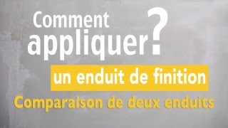 Comment appliquer un enduit de finition [upl. by Krenn]