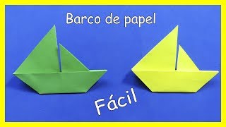 COMO HACER UN BARCO DE PAPEL FÁCIL [upl. by Aicek]