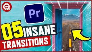 5 INSANE TRANSITIONS Premiere Pro Tutorial [upl. by Furr385]