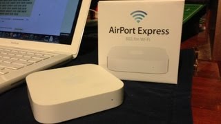 Apple Airport Express 2nd Generation Overview amp Setup [upl. by Neiv]