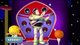 Toy Story Mania Xbox360 Space Fontier Level Kinect Play [upl. by Atsedom826]