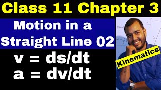 Class 11 chap 3  Motion in a Straight Line 02  Instantaneous Velocity  Kinematics  IIT NEET [upl. by Eutnoj]