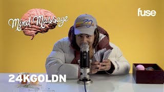 24kGoldn Does ASMR with Kinetic Sand Talks quotDROPPED OUTTA COLLEGEquot amp More  Mind Massage  Fuse [upl. by Eiliah14]