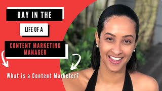 Day in the Life of a Content Marketing Manager [upl. by Mikeb899]