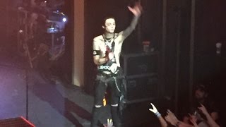 Andy Biersack Fight Heckler During Vancouver Show [upl. by Maribelle71]