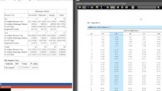 ChiSquare Test in StatCrunch [upl. by Lolande]