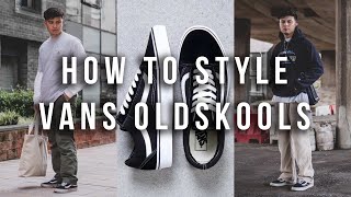 How To Style Vans Old Skools  3 Outfit Ideas [upl. by Berenice]