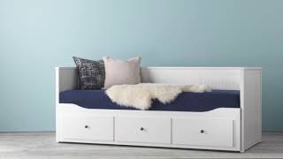 IKEA HEMNES Daybed with 3 Drawers2 Mattresses [upl. by Dinin]