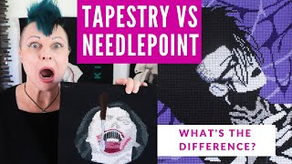 Tapestry vs Needlepoint  whats the difference [upl. by Billen]