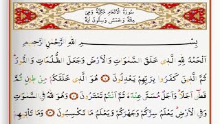 Surah Al Anam  Saad Al Ghamdi surah anaam with Tajweed [upl. by Naid]