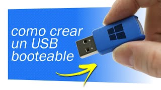 Como crear un USB Booteable Windows 7 8 10 [upl. by Niamert973]