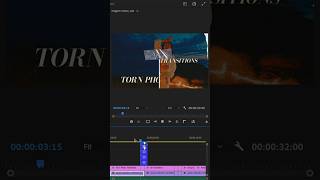 How add Torn paper transitions to video Premiere Pro [upl. by Alaster]