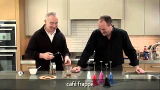 How to make a frappé coffee using an aerolatte milk frother [upl. by Edivad]