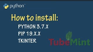 How to Install Python 37 pip amp tkinter on Windows 10 [upl. by Sueddaht768]