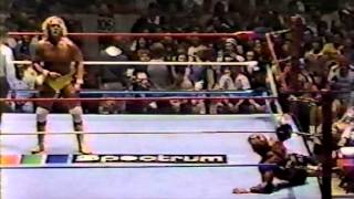 Hulk Hogan vs Paul OrndorffWWF Title [upl. by Ahsekim840]