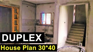 Duplex House plan in 30 x 40 site  Part 2 [upl. by Aseram]