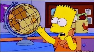 Bart calls Australia  THE SIMPSONS HD [upl. by Nali369]