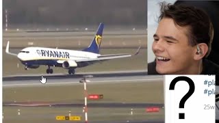 Ryanair Landing  Funny [upl. by Gould]