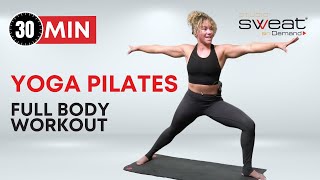 30 Minute Yoga Pilates Workout  Full Body Workout atHome Core Strength amp Balance [upl. by Ainahtan796]