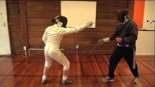 Fencing Basics  Attacks [upl. by Furtek]