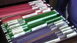 Tips for Organizing a File Drawer [upl. by Hally507]