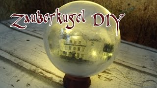 Zauberkugel  geheimnisvolle Lichtkugel zur Deko selber basteln DIY Tutorial in deutsch [upl. by Greff]