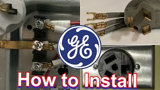 GE Hotpoint Dryer from 4 to 3 Prong Power Cord How to Install and Wire easy stepbystep guide [upl. by Anadroj]