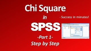 Chi Square Test in SPSS Part 1 [upl. by Beaudoin]