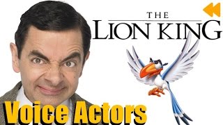 quotThe Lion Kingquot Voice Actors and Characters [upl. by Aztiley97]