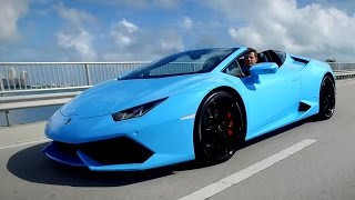 2017 Lamborghini Huracan Spyder  Review and Road Test [upl. by Hnid]