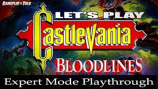 Castlevania Bloodlines Full Playthrough Sega Genesis  Lets Play 327  Expert Mode John [upl. by Gnouhp]