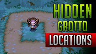 Pokemon Black and White 2  All Hidden Grotto Locations [upl. by Athallia]