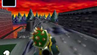 Mario Kart DS Bowser Castle [upl. by Ylerebmik]