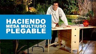 ¿Cómo hacer una mesa multiuso plegable [upl. by Lleynod916]